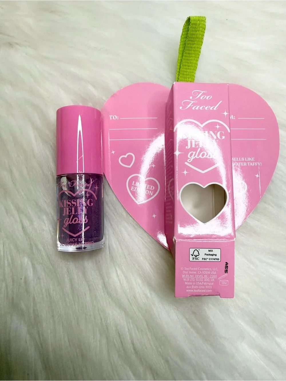 Too Faced Kissing Jelly Gloss new with box full size